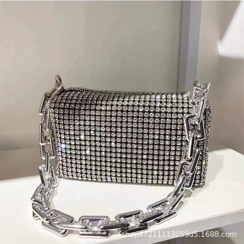 New Fashion, Underarm Bag, Diamond Bag, Portable Crossbody Bag