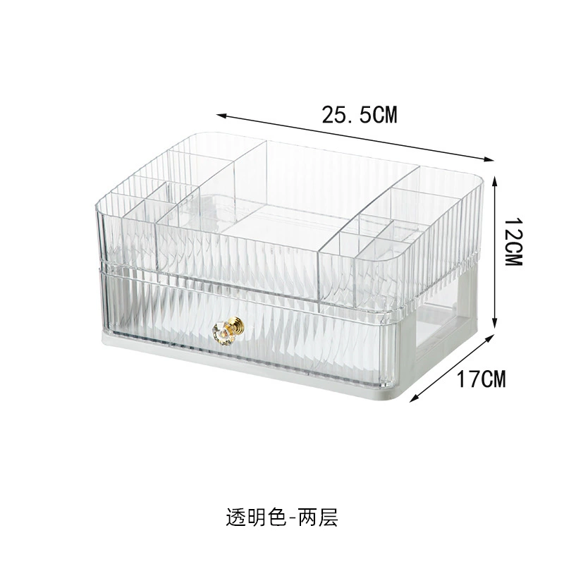 Table storage box, cosmetic plastic storage system, lipstick for skin care
