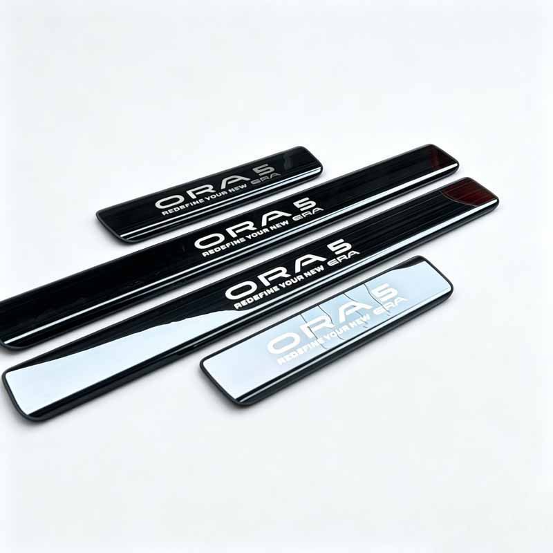 Suitable for Great Wall ORA 5 welcome pedal modification, stainless steel threshold strip decorative accessories for interior decoration