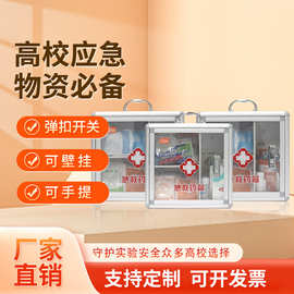 【定制】科洛高校化学实验室急救箱壁挂医药箱铝合金手提壁挂箱