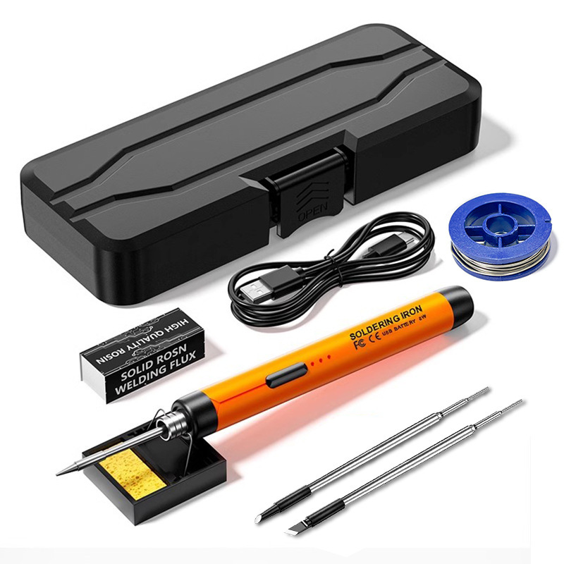 USB portable charging 5V8W electric soldering iron welding maintenance mini household 800 mA lithium battery soldering iron suit USB portable charging 5V8W electric soldering iron welding maintenance mini household 800 mA lithium battery soldering iron suit