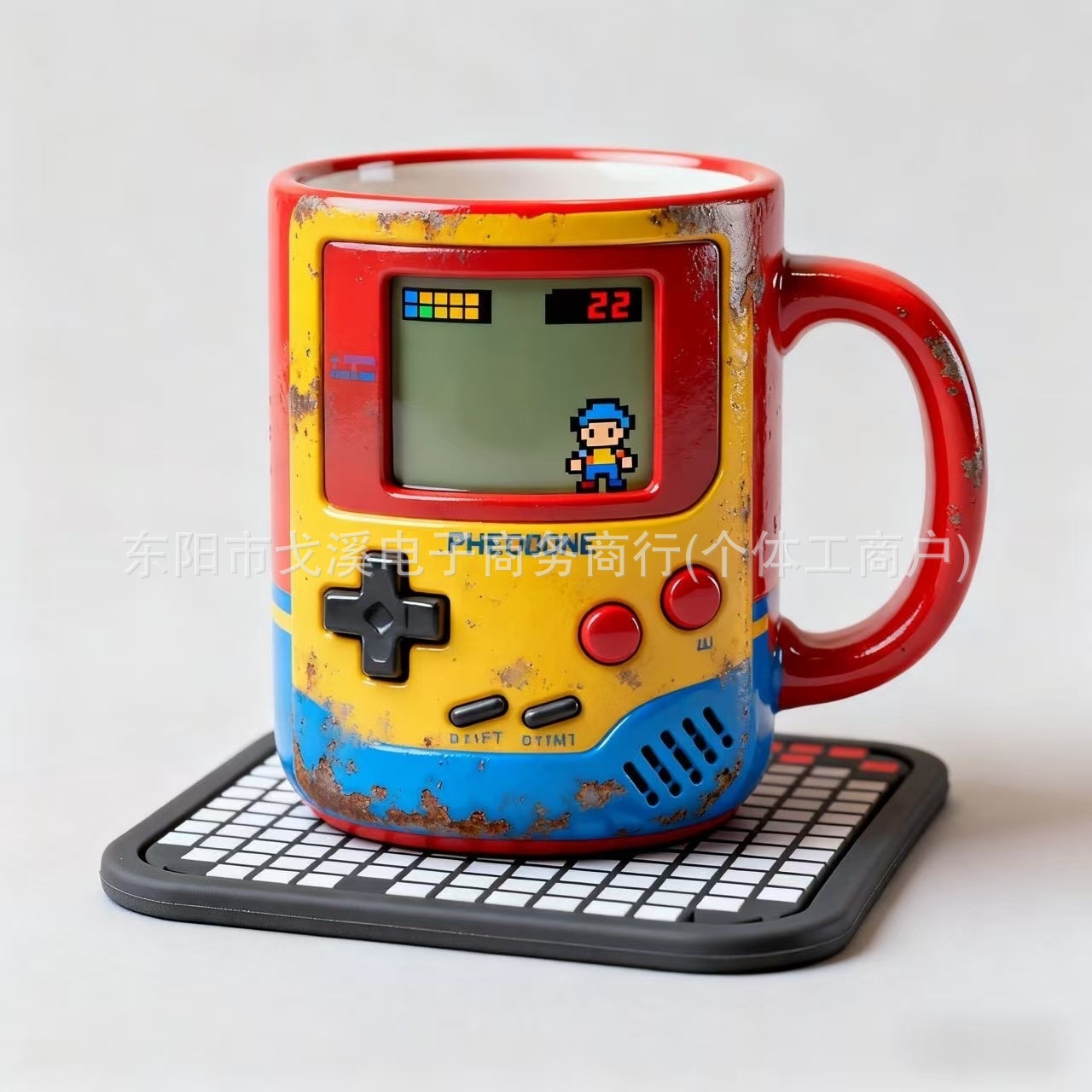 Transfronterizo China Oriental dragón retro dragón blanco taza de marca personalidad 3D taza de regalo de acero inoxidable