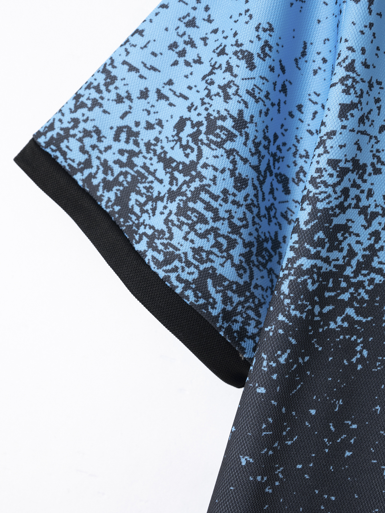 Polo estiva da uomo Ins, maglietta sportiva con stampa sfumata, tie-dye e asciugatura rapida_voghion.com