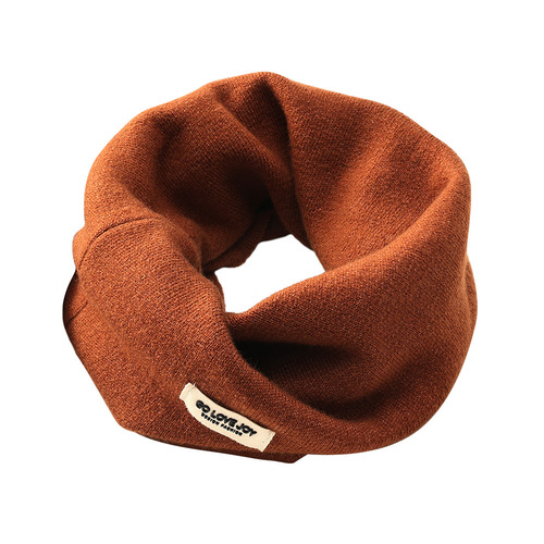 Autumn and winter knitted scarf outdoor sports windproof and dustproof fiber velvet yarn warm face towel anti-pilling ear hanging type DWJ51