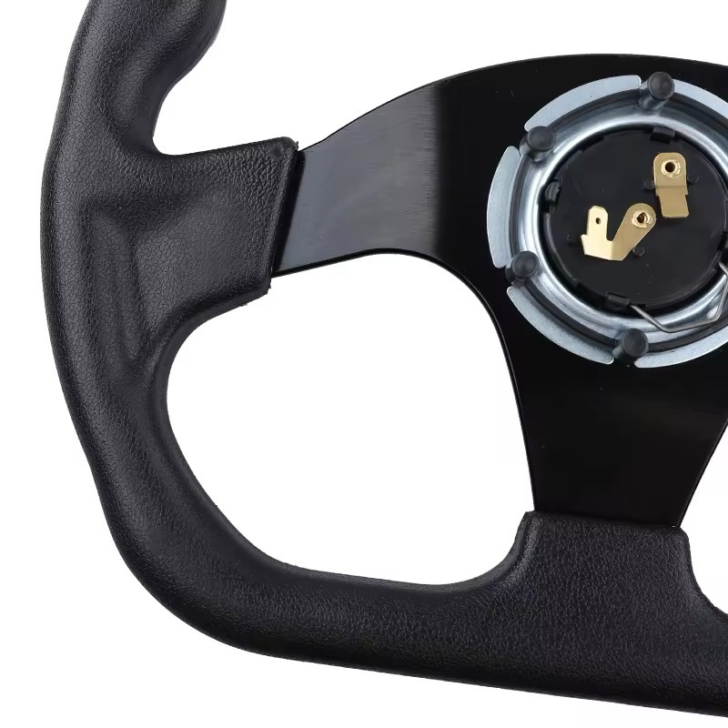 Car Modification Pu Universal New Model Steering Wheel for Competitive Games, Go-Kart 13-Inch 320mm Racing-Style Steering Wheel
