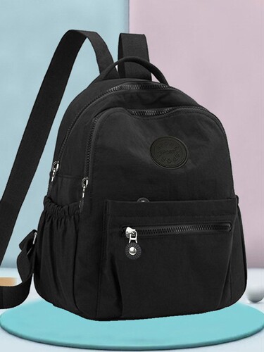 Nylon oxford backpack, new Korean style small backpack, women's all-matching fashionable canvas schoolbag, mommy bag, national trend