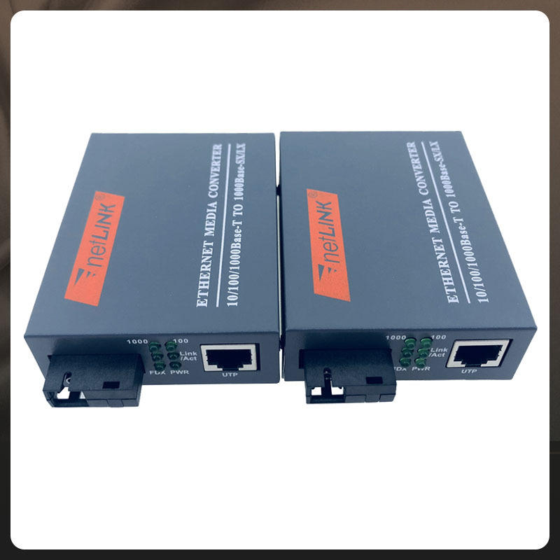 HTB-GS-03AB 单模单纤netlink千兆光纤收发器千兆光电媒体转换器