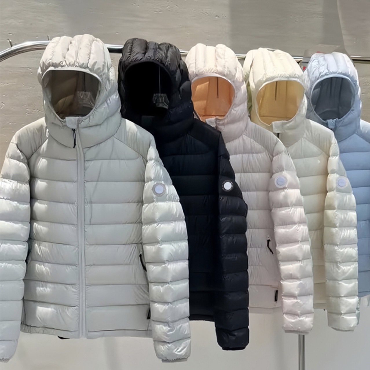 90 White Duck down Rib down Jacket Women's Short Lightweight 2025 Winter New Hooded Couple Small Jacket Men
