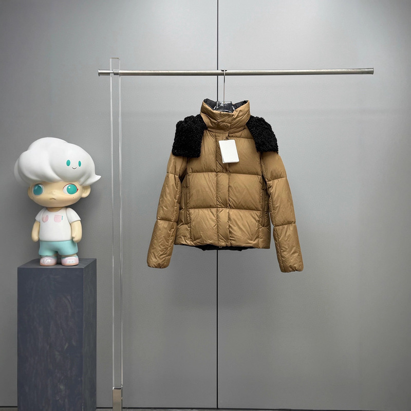 Mengjia's Popular Spot Supply High-Quality 25Ss Winter New Women's Square Quilted Hooded down Jacket