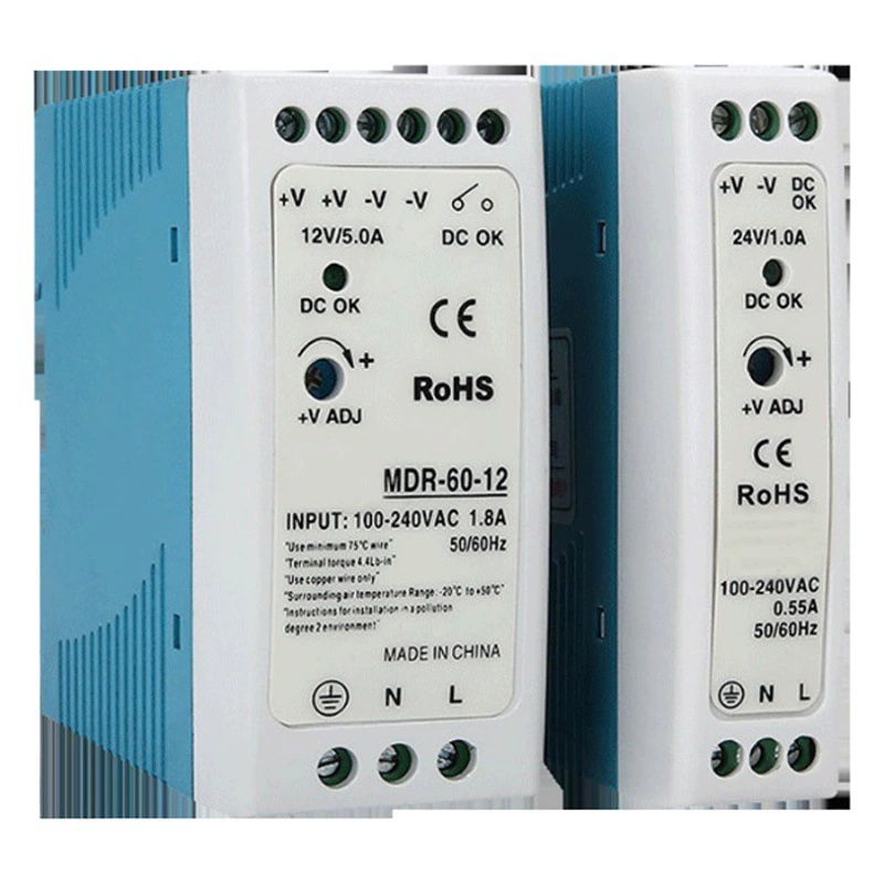 Рельсовый блок питания Shell DR60/15 MDR-60/100/20 импульсный источник питания пластиковый корпус HDR Полная серия