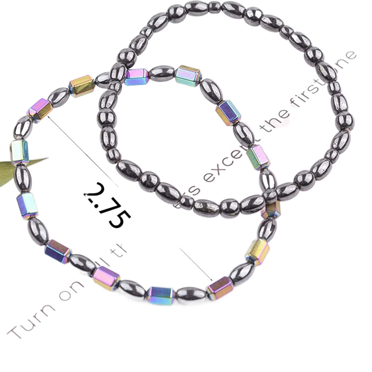 Трансграничный браслет на ногу с магнитом для йоги натуральный камень черный галл ювелирные изделия оптом женские черные галл камень ювелирные изделия на ногу