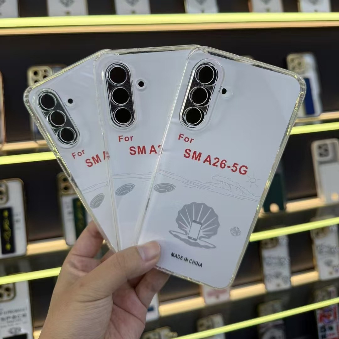 适用三星A06 4G/A16 5G/A06S/A36三防透明全包Tpu带防尘塞手机壳