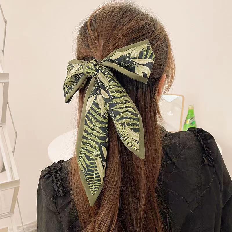 新商品の長条の小さいシルクのタオルのヘアバンドの女性の両面の優雅な紐付けのカバンのリボンのリボンのリボン|undefined