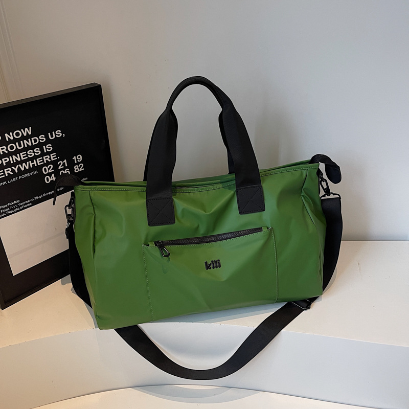 Bolsa de viaje de gran capacidad de corta distancia, bolsa de transporte de mano para mujeres, bolsa de almacenamiento, bolsa de yoga de separación seca ligera image 9