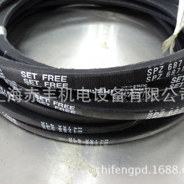 供应耐高温传动带日本mbl三角带SPZ1362LW空调机皮带