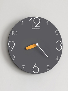 Clock Wall Clock Living Room Home Fashion Punch-Free Modern Clock Wall Quartz Clock Art Simple 2025 New Style