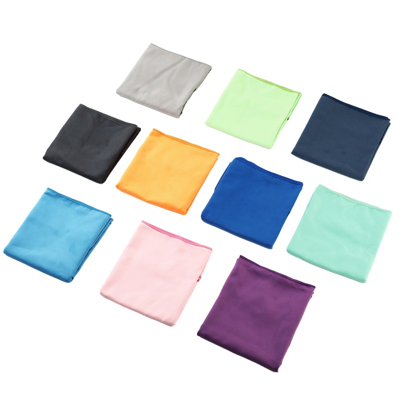 Processing and Customization Manufacturer Plain Beach Towel Double-Sided Velvet Microfiber Quick-Drying Towel Outdoor Swimming Beach Towel