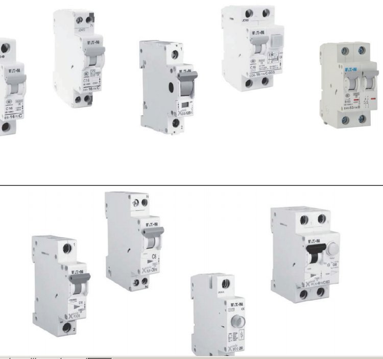E6-2/1N/C小型断路器195277伊顿EATON-MOELLER