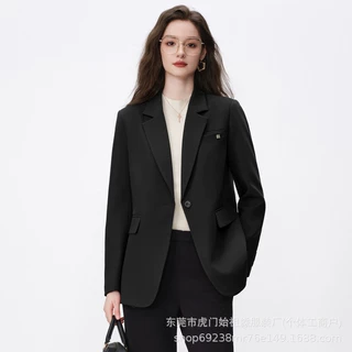 韩版小西装外套女2026秋装新款气质休闲时尚宽松百搭简约通勤西服