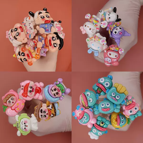 Cartoon Big-Head Design Test Tube Eyelash Brush, Individually Packaged, Disposable Spiral Comb, Portable Eyelash Beauty Comb