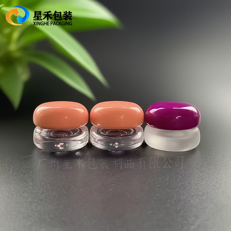 厂家批发蘑菇型唇膜罐果冻唇泥可批发眼霜液体眼影腮红面霜分装瓶|undefined