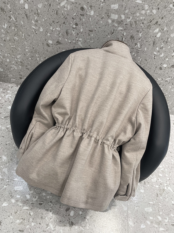 2025新款LP同款紫貂内胆水貂毛领皮草短款派克服棉服秋冬保暖外套|undefined