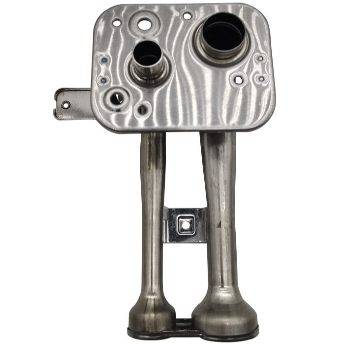 精巧炉头五金配件通用燃气灶具X1嵌入式双管不锈钢炉头节能燃烧器