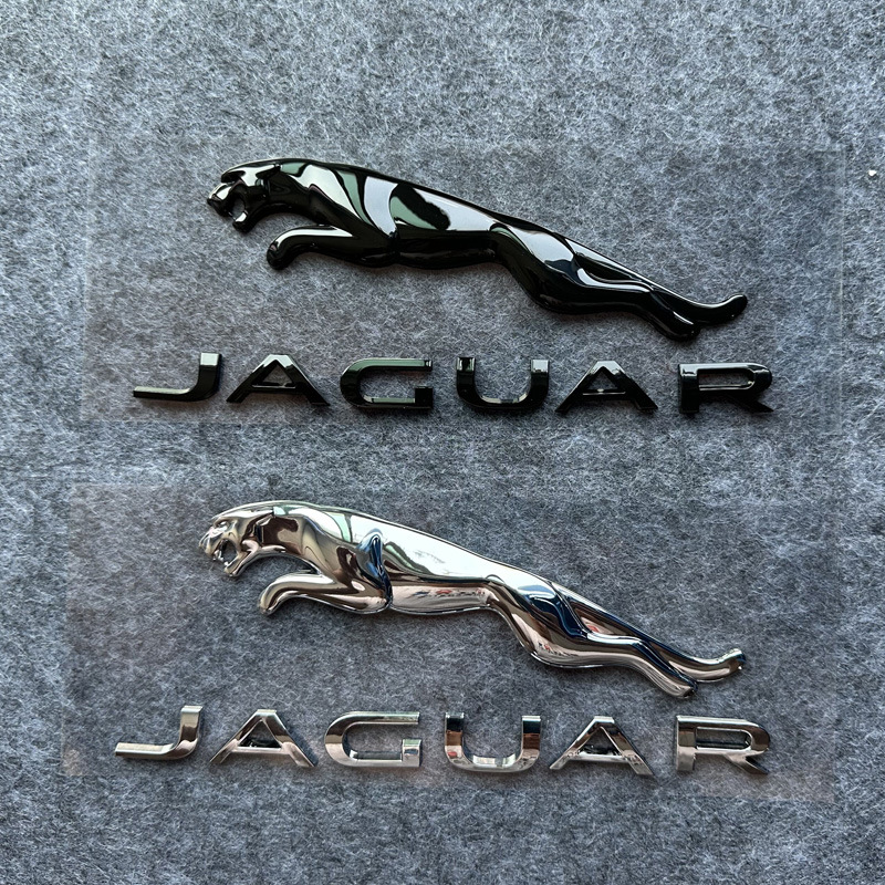 适用于捷豹XF XE FPACE后尾箱标JAGUAR英文字标 F-PACE改装车标志