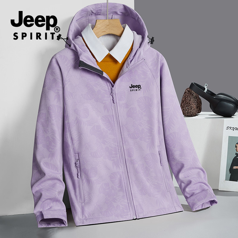 JEEP SPIRIT men's wear 2022 new pattern winter Jacket coat Korean Edition Trend leisure time Versatile man