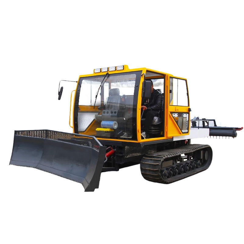 Camión de nieve de raspa hidráulica completa remoción de nieve pala gran pista de esquí máquina de nieve máquina de nieve rompehielo