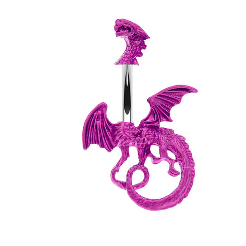 Gaibei European and American cross-border dragon navel ring bat navel ring pistol snake-shaped piercing navel ring navel nail nail