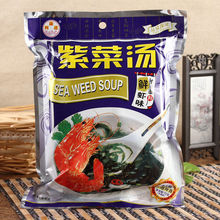 鲜虾排骨紫菜汤组合冲泡即食汤 72g*6大袋 速食汤料包