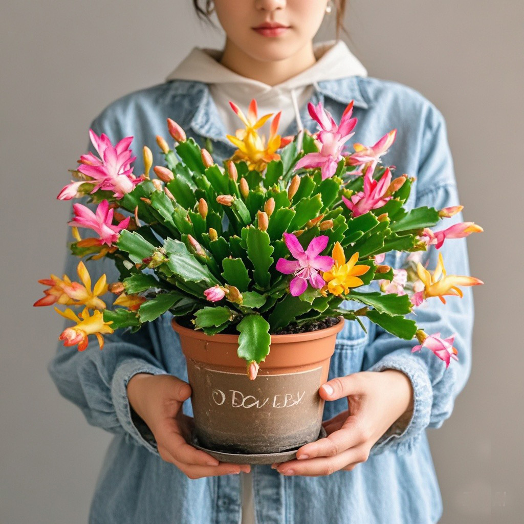 多色蟹爪兰盆栽带花苞小苗嫁接花苗大盆重瓣阳台室内盆栽花卉兰花