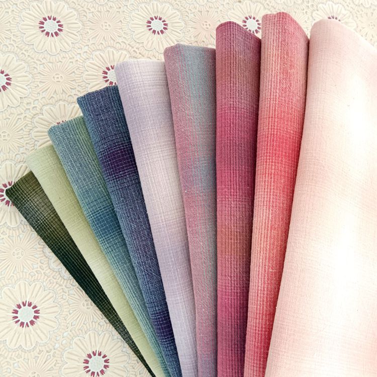 Classic first-dyed cotton handmade DIY patchwork decorative fabric 9…