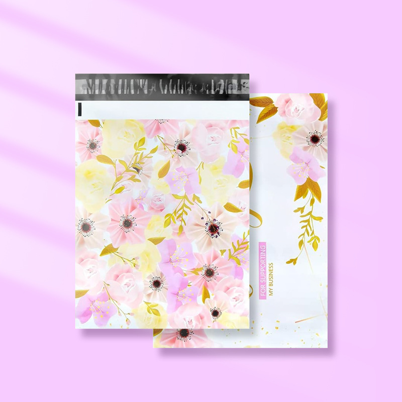 Panda bolsa de entrega impresa logística destrucción bolsa de embalaje colorida bolsa de dibujos animados impermeable gran venta caliente transfronteriza