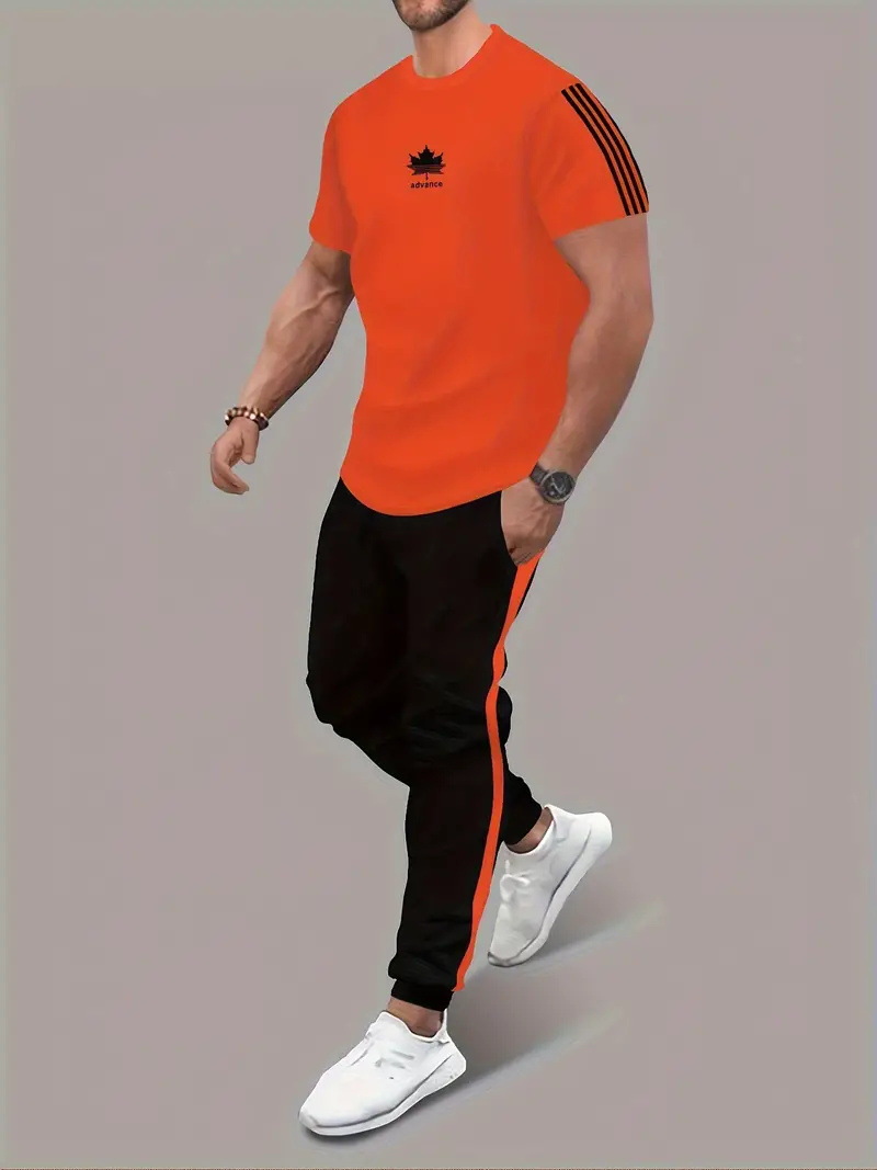 Pantalones de camiseta de manga corta simple de alta calidad para hombre 2024 nuevo producto suelto y cómodo juego de ME13 ML4