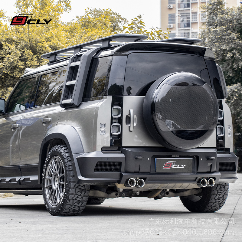 Suitable for 20-24 Model Land Rover Defender Modified Xingtu Wide-Body Body Kit with Front and Rear Side Exhaust Tips