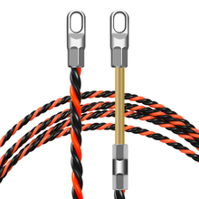 穿线器电工引线拽线神器专用钢丝网线手动拉线串线暗线器弹簧暗家