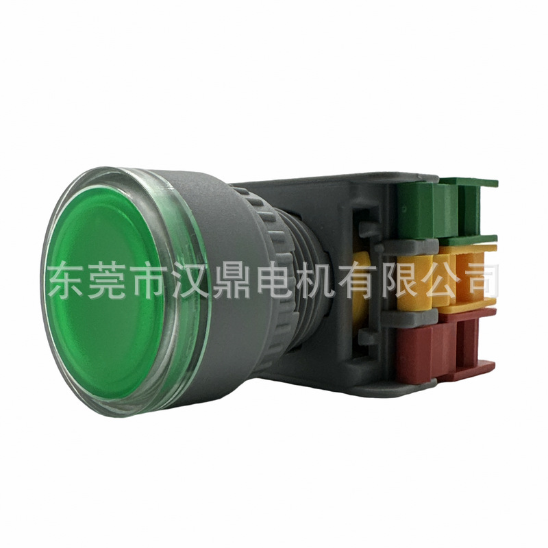 台湾AUSPICIOUS汉鼎防水带灯按钮开关阻燃LXG-22符合UL TUV CE