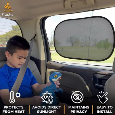 Sunshade Front Shield, Sun shade - 50x-30cm-2-pieces-of-membrane
