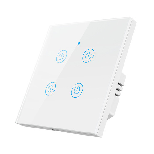 Zigbee Smart WiFi Panel Switch 86 Type Single-Pole Double-Terminal Remote Control Touch Smart Switch
