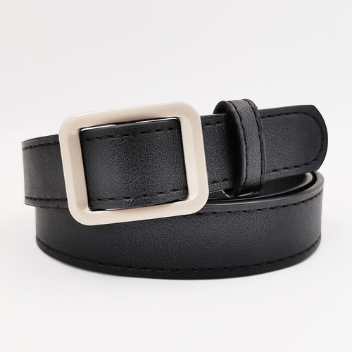 【Factory Wholesale】Women's Belt, Simple No-Stitch Hole-Free Student Casual Decorative Belt