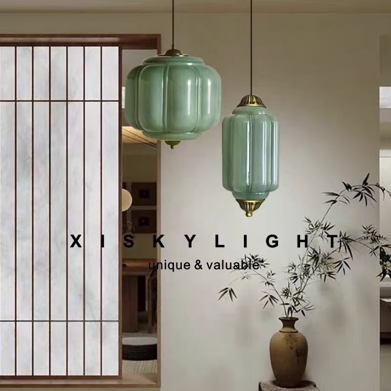 French-Style Bedroom Bedside Pendant Light, Vintage Light Luxury Bar Counter Hotel Corridor Decorative Light, Murano Zhongshan Lighting Fixtures