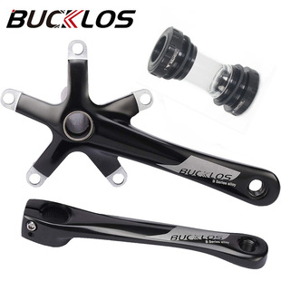 BUCKLOS 130BCD bicycle crank folding bicycle aluminum alloy crank with BB bicycle accessories