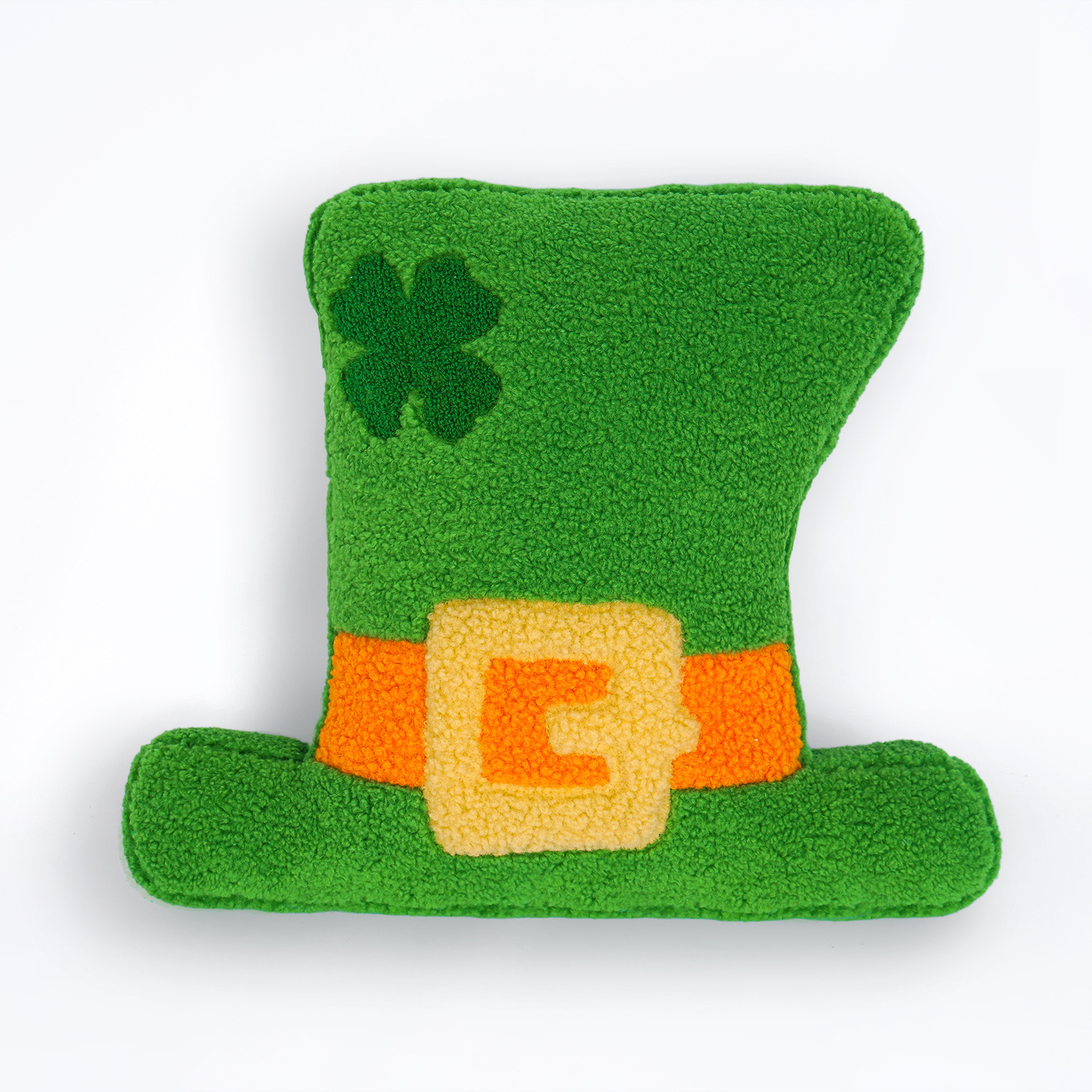 Transfronterizos irlandeses Día de Patricio sombrero almohada adornos de vacaciones adornos almohada