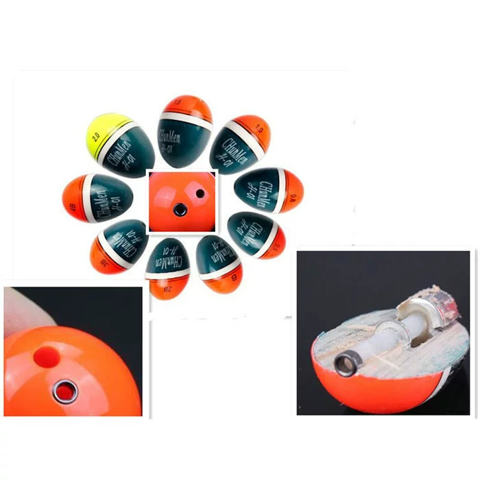 Abo drifting fish fishing wooden Apo drifting Haiji anti -collision fishing drift belt self -heavy floating waves