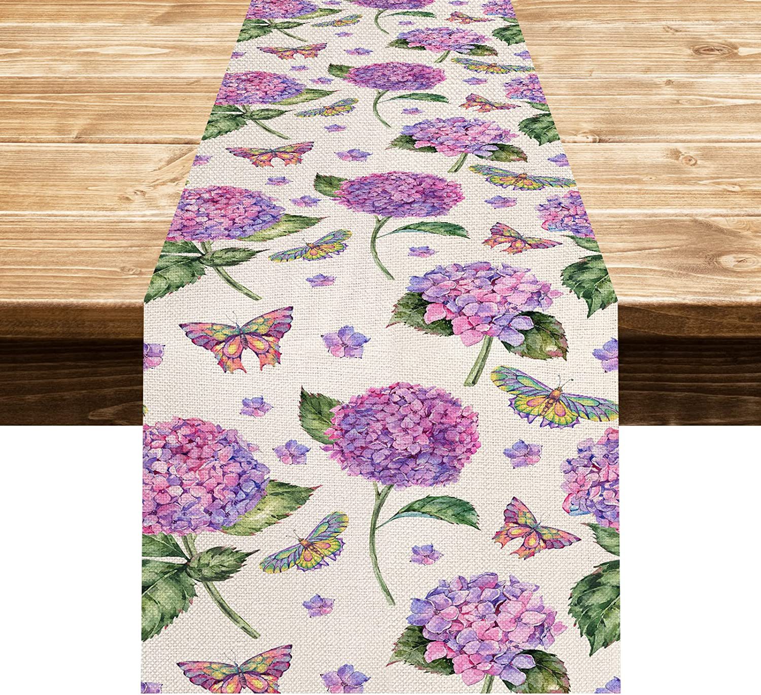 Fashion 40 Linen Print Table Runner