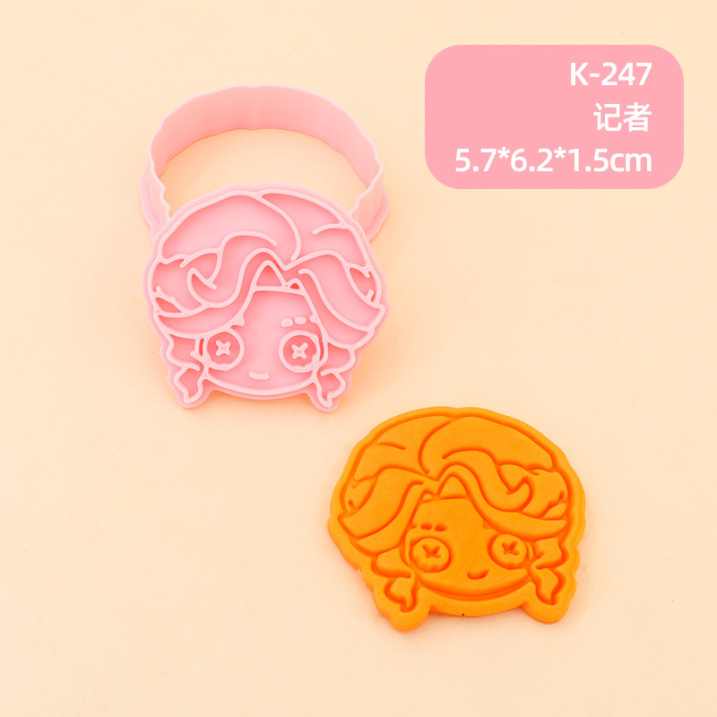 Juego de Moldes para Galletas 3D Personajes de Anime de Plástico para Repostería image 18