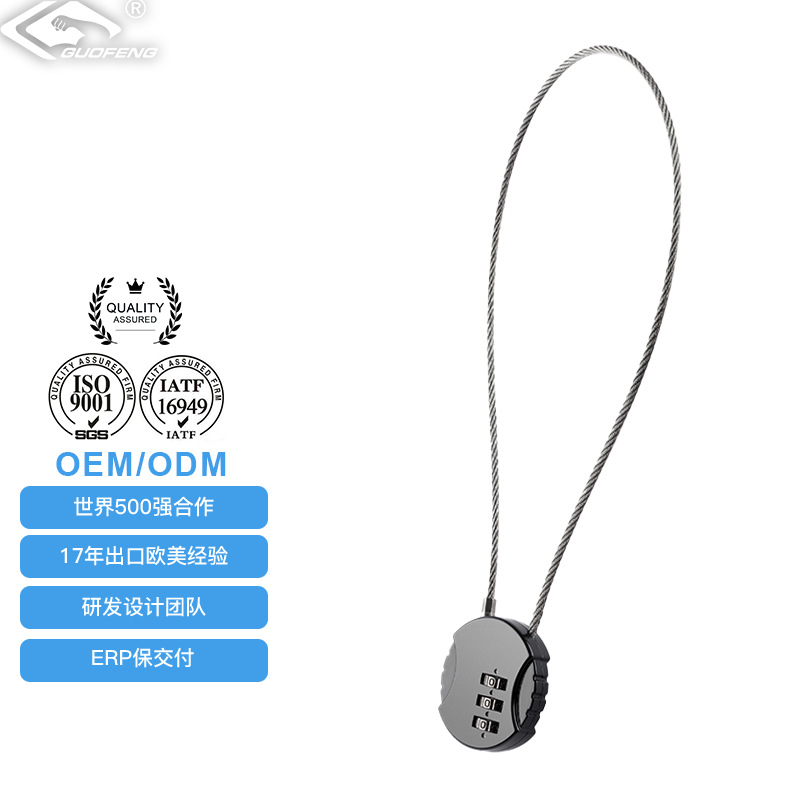 Candado Mini de Combinación de Aleación de Zinc para Casco y Casillero