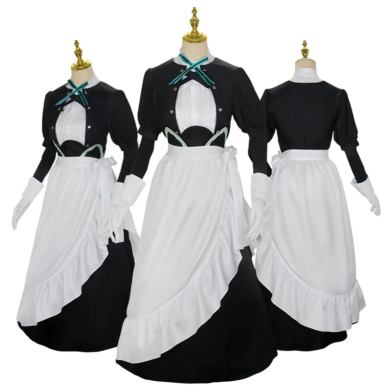 Костюм горничной «Murder Maid Ms. Mingtu Sauce», косплей по аниме, сценический дву-мерный наряд
